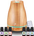 Diffuserlove Essential Oil Diffuser, 200ML Aroma Mist Humidifiers with 7 Color LED Lights, Auto Shut-Off