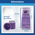 CareBag Emesis Bag - 20 Medical Grade Vomit Bags with Super Absorbent Pouch, Easy Disposal, Reduces Odors