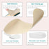 (2 Pairs) Weight Shifting Insoles for High Heels, Gel Cushion Inserts for Pain Relief, Self-Adhesive Anti-Slip Heel Pad