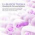 modelones UV Gloves for Gel Manicures, Premium UPF99+ Protection Gloves for UV/LED Nail Lamp, Purple