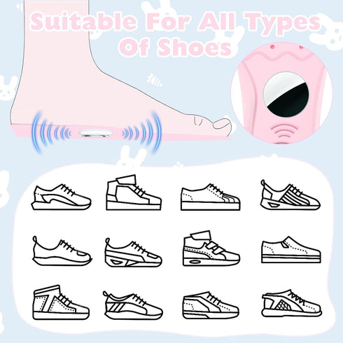 Tasege (Foot:7.6-8.6IN/Insole:8.4-9.1IN/2Y-4Y) Insoles for Hidden Holder, Devise Case for Kids, Adults and Elderly