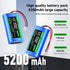 Mspalocell 5200mAh 3.7v 2.54/2P 2.0 2-Pin) Pack 3.7 Equipment(1S2P) Lithium ion Battery with JST-PH JST Plug(Not JST-PH