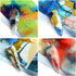 Marble Texture Nail Foil Transfer Stickers, Colorful Oil Painting Designs Nail Foil Decals for Women Girls DIY Tips