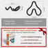 Trigger Point Massager & Psoas Release Tool, Firm Deep Tissue Massage Tool for Shoulder Blade Knots, Trapezius, Upper