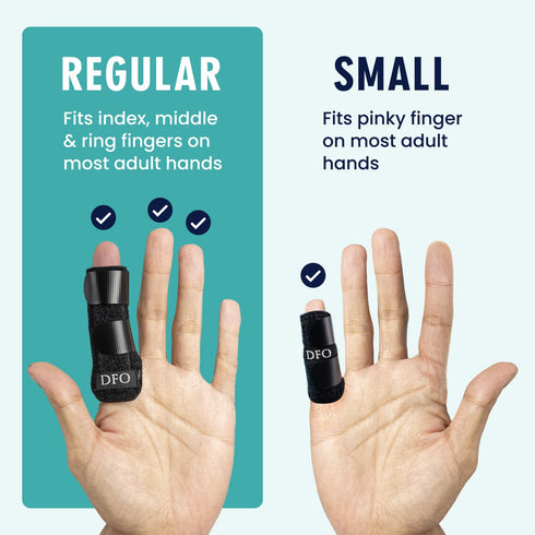 Dr. Frederick's Original Trigger Finger Splint - 2 ct - Adjustable Mallet Splint & Brace for Arthritis, Injury, & Sprain