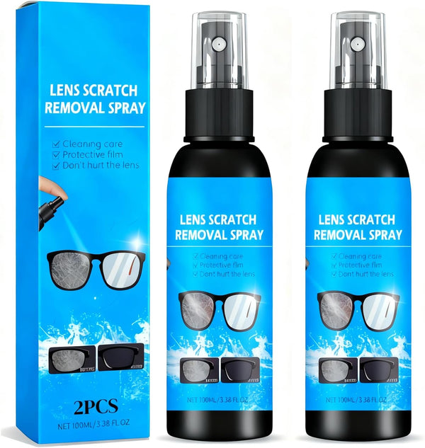 NOBEYSTON 2PCS Lens Scratch Remover for Eye Glasses, Eyeglasses and Sunglasses Scratch Repair,