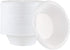 PLASTICPRO 100 Count Disposable 12 Ounce White Plastic Soup Bowls