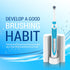 Pursonic S330 Deluxe Electric Toothbrush - Ultra Whitening Oscillating Rechargeable Battery Toothbrush for Adults with Dock Charger & 12 Brush Heads (Value Pack) (White)