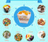 Mistari 50 Pack (8oz 240ml Clear Plastic Dessert Cups with Lids and Spoons, Mini Parfait Cups Pudding Cups