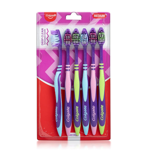 Colgate ZigZag Toothbrush for Deep Inter dental Clean with multi angle zig