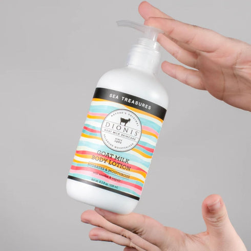 Dionis Goat Milk Skincare Scented Lotion, 8.5 oz, Made in the USA, Cruelty-free & Paraben-free (Sea Treasures)