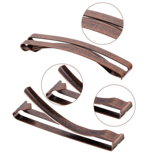 Hotop 30 Pieces Hair Clip, Open Center Domed Metal Barrettes in Assorted Colors (Black, Brown, Silver)