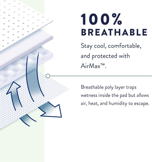 PVX-513, 56 Prevail Disposable Underwear Pull On with Tear Away Seams Large, Overnight, Ct