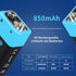 Pallus 9V 850mAh 9V Charger,6F22 Detectors,Toys,Flashlights4Pack Rechargeable Battery, Lithium-Ion Rechargeable