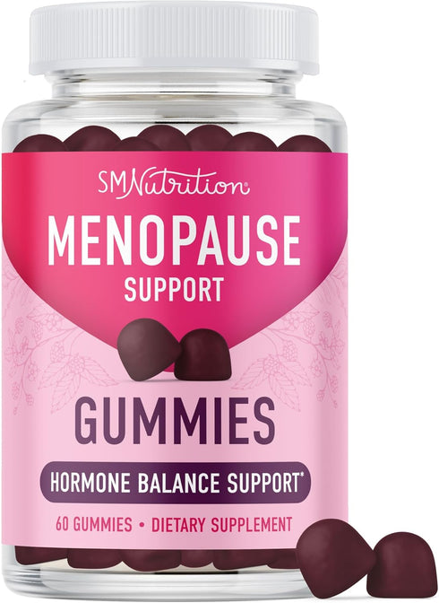 Menopause Support Gummies | Hormone Balance Relief for Hot Flashes, Night Sweats,
