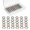 Spiral Bobby Pins Brown, 20 Pcs Premium Spin Pins for Hair with Storage Tin, Non Scratched Twist Screw
