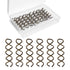 Spiral Bobby Pins Brown, 20 Pcs Premium Spin Pins for Hair with Storage Tin, Non Scratched Twist Screw