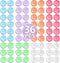 Phyyixs 36 Pack Contact Lens Cases Bulk, Transparent Cute Contact Lens Case for