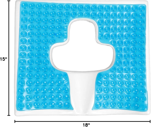 Tailbone Anti Bedsore Cushion, Breathe Freely Material, T Shaped Opening Triangular Slope Design Pad,for Bedridden