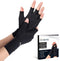 Copper Arthritis Compression Gloves for Women Men, Breathable Fingerless for Relieving Joint Swell
