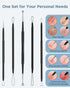 TAYTHI Blackhead Remover Tool Kit, Pimple Popper Extractor Tool for Face, Stainless Steel for Comedone, Zit, Acne,