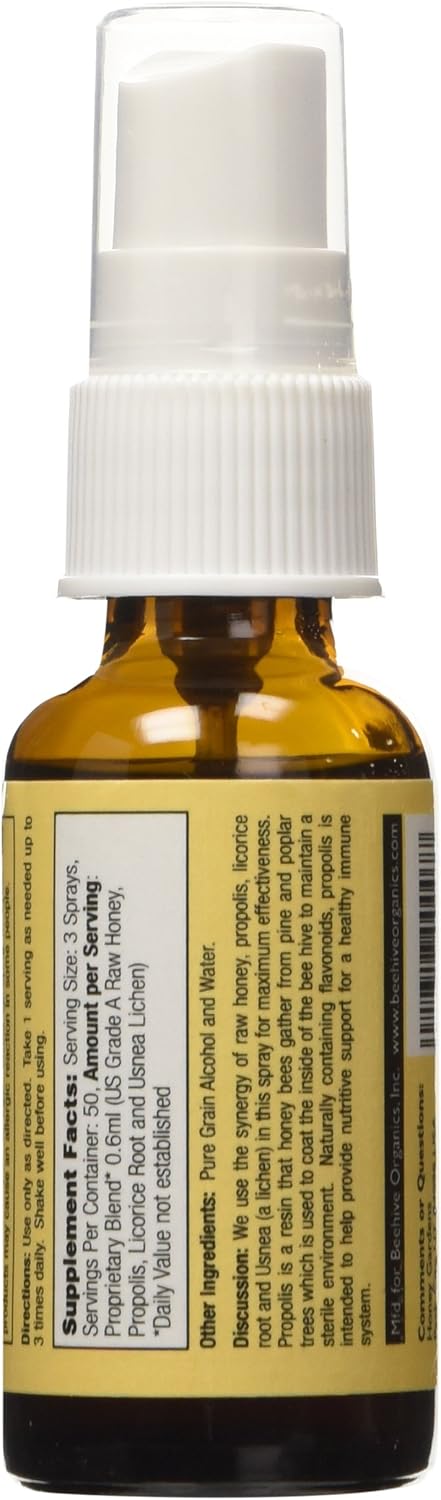Spray,1 Oz (Pack 2) Honey Gardens Propolis Fl