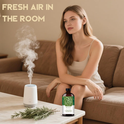 Set, 16oz 4oz Lavender & Rosemary Essential Oils & Pure Natural Scent for Diffusers, Aromatherapy, Hair Care, Candle