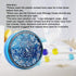 Contact Lens Case, Bling Constellations Travel Kit with Tweezers, Remover Tool, Mirror & Solution Bottle (Blue)