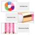LEQ 2Pcs Colorful Nail Art Dust Brush Remover, Cleaner for Acrylic & UV Gel Nails, Shiny Rhinestone Handle