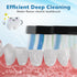 6 Pack Replacement Brush Heads for Waterpik Sonic Fusion Flossing Toothbrush - Compatible with Sonic Fusion