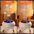 Pmxoaink 260ml 7 Jellyfish Essential Oil Diffuser & Humidifier - Ultrasonic with Colour Lights, Remote, Timer for Home