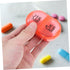 KALLORY Portable Weekly Medicine Organizer Tight Seal Travel-Friendly Pill Case for Vitamins and Medication Compact