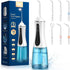 Cordless Water Dental Flosser for Teeth, 350ML Portable Irrigator with 5 Modes, IPX7 Waterproof