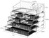 ZHIAI Stackable Storage Drawers, Clear Acrylic Bathroom Counter Organizer for Makeup, Kitchen, Home Storage