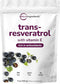 Pure Trans-Resveratrol Powder with Vitamin E, 5 Ounce, Micronized for Better Absorption, Premium Supplement