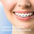 RAZOKO Dental Floss for Braces, 3 in 1 Ultimate Floss, Pre-Cut Strands, 60 Count (Pack of 2)