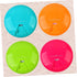 Set 4PCS 7 Portable Weekly Pill Organizer Rotating Medicine Case Compartments for Travel and Home Use Multi-Functional
