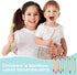 20 Pieces Kids Bamboo Toothbrushes, Soft Bristles, Manual Travel Toothbrushes for Children, 5.7 Inch, Individually