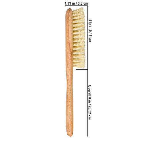Redecker Tampico Fiber Hairbrush with Oiled Beechwood Handle, 8 Inches