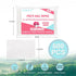 NXJ INFILILA Lint Free Nail Wipes, 600CS Natural Wood Pulp, Acetone Nail Polish Remover Pads for Salon Supplies
