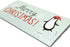 Holiday Card | Zip-Open Money Holder with Clear Plastic Window for Cash, Check, & Gift Card (Penguin)