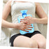 Transparent Blue Hot Water Bottle Portable Reusable Thick Hot Water Bag for Winter Hand Warmer Household Heating Pad