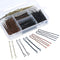 Swpeet 360 Pieces Hair Pins Kit, 216Pcs Bobby Pins and 144Pcs U Hair Pins with Storage Box for Women