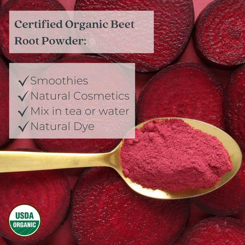 Starwest Botanicals Organic Beet Root Powder, 1 Pound, USDA Organic Certified