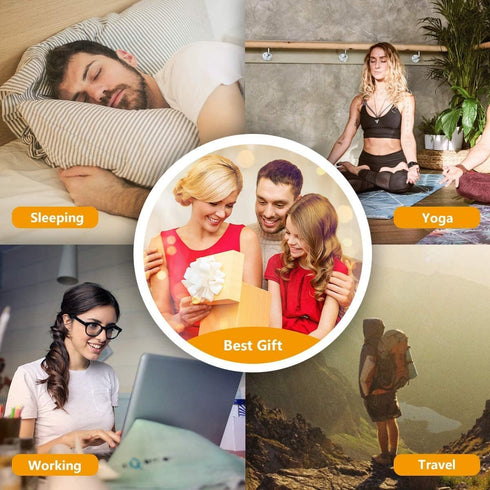 Sound Machine Easysleep - White Noise Machine with 25 Soothing Sounds and Night Lights for Relaxation