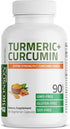Bronson Turmeric Curcumin 1500 MG Antioxidant, Joint & Digestion Support with BioPerine, 90 Vegetarian Capsules