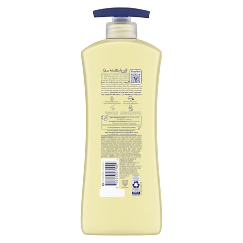 Vaseline Intensive Care Nourishing Moisture Body Lotion for Dry Skin, Made with Ultra-Hydrating Lipids + Pure Oat Extract for Nourished, Healthy-Looking Skin 20.3 oz, 3ct