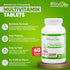 BariSlim Advanced Chewable Bariatric Multivitamin Tablets - Wild Cherry, 60 Count, Post Bariatric Surgery Supplement