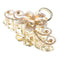 Rhinestone Hair Claw Clips, Vintage Alloy Fancy Jaw Clips for Large Hair Accessories