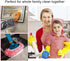 Yueiehe 5 (10 Pairs Pieces) Multi-Function Dust Duster Mop Slippers Shoes Cover, Soft Washable Reusable Microfiber Foot